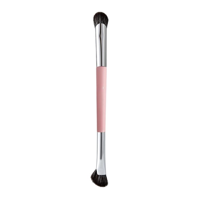 Double Headed Eyeshadow Brush For Powder Eyeshadow & Eye Liner Makeup Travel Friendly Cosmetic Tool