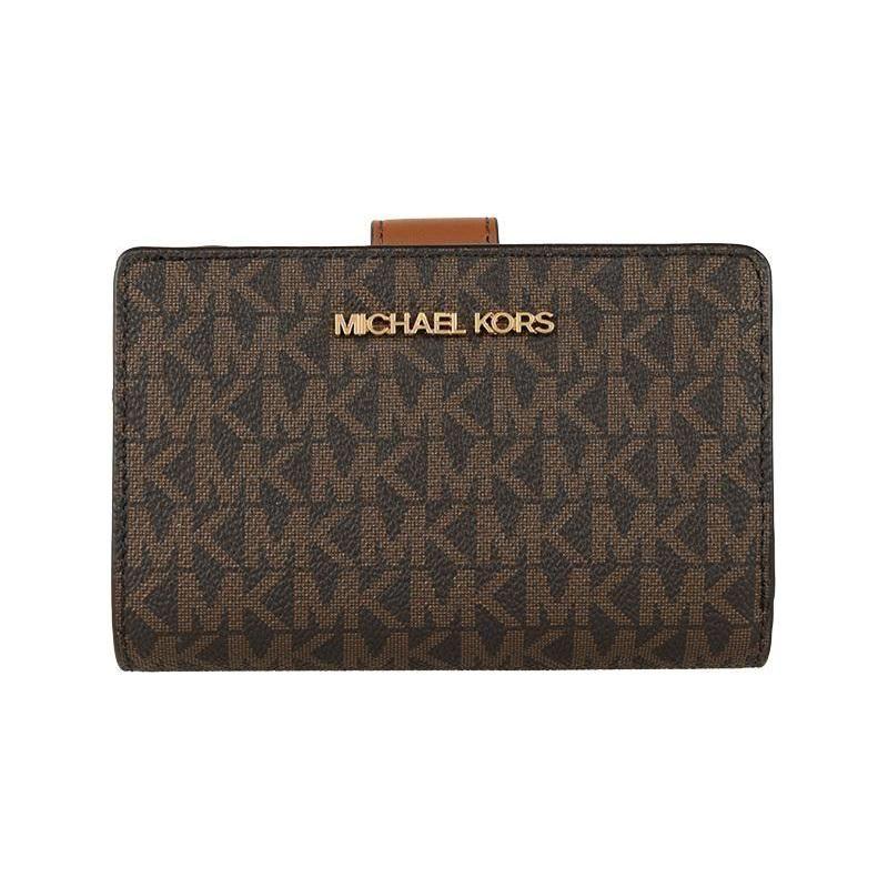

Michael Kors Logo PVC Leather Wallet Women wallet Brown D35F8GTVF2B-BROWN Basic Set (Bag+Dust Bag)