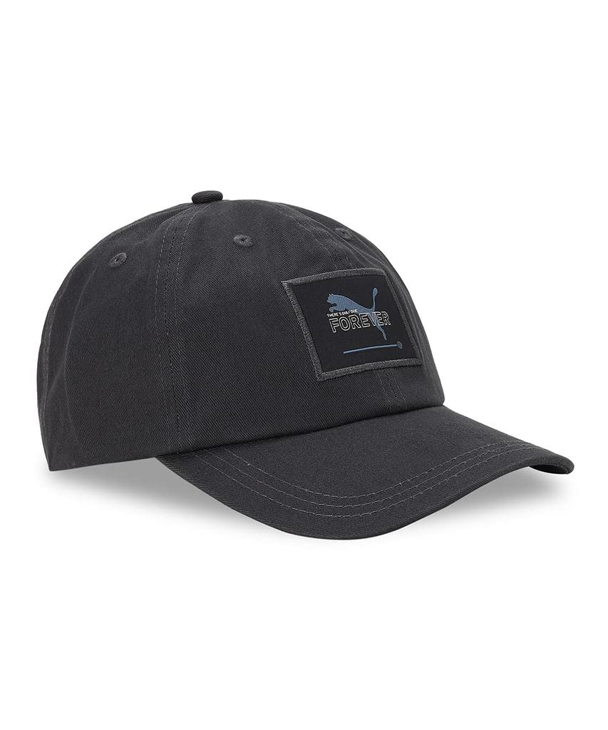 PUMA Better BB Cap, Classic Baseball Silhouette with Patch (Phantom Black 01), Model 024361