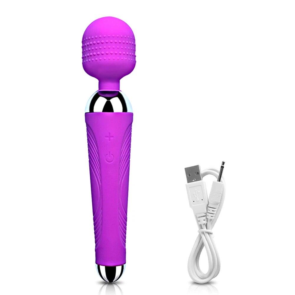 20 Speeds Powerful AV Vibrator Magic-Wand Clitoris Stimulator Sex Toys for Women G Spot Massager Adult Female Erotic Product