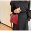 Fashion Pu Leather Shoulder Bag Silver Mini Small Square Bag High Quality Crossbody Bags for Women Lady