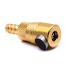 Tire Inflation Tip, Brass Tire Inflation Tip With Automatic Retaining Device And Push Button,Bore 8 Mm