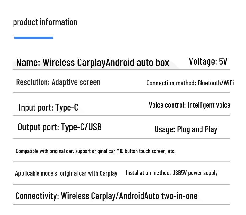 Top-Selling Wireless CarPlay & Android Auto Converter Module