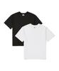Bonchams [2Pack] Oversized Round Neck Standard Short Sleeve T-Shirt B24St21