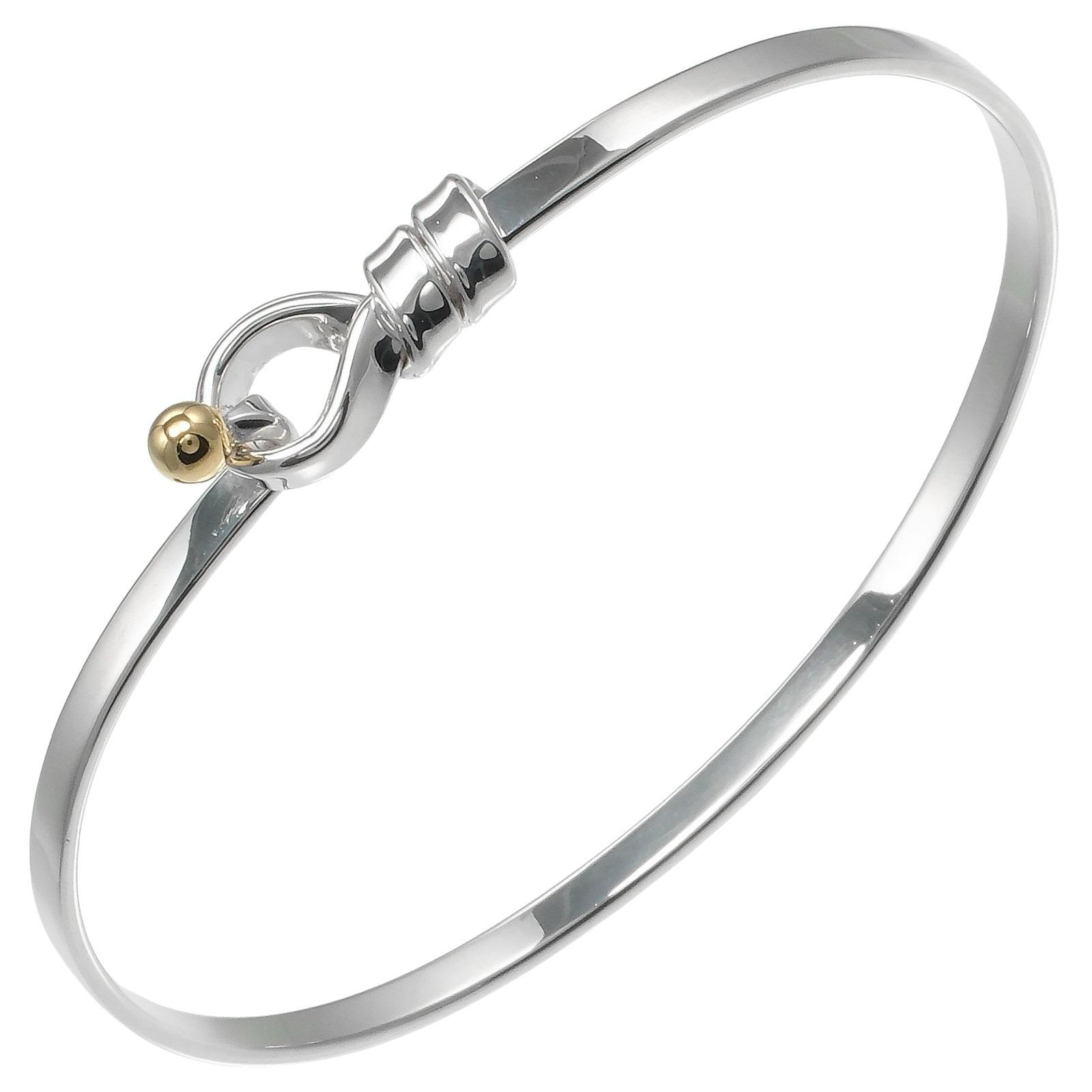 

TIFFANY&Co. Love knot Bracelet Silver925/K18 yellow gold 9.1g Women Used