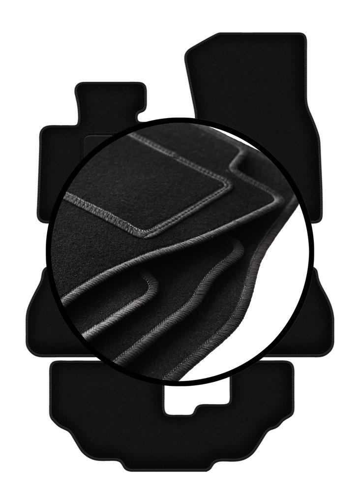 Set of Velour Floor Mats For: BMW X7 G07 7-seater (2018-)