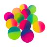 25mm Colorful Two-Tone Frosted Bouncy Ball - Solid, Elastic, Rainbow Juggling Ball
