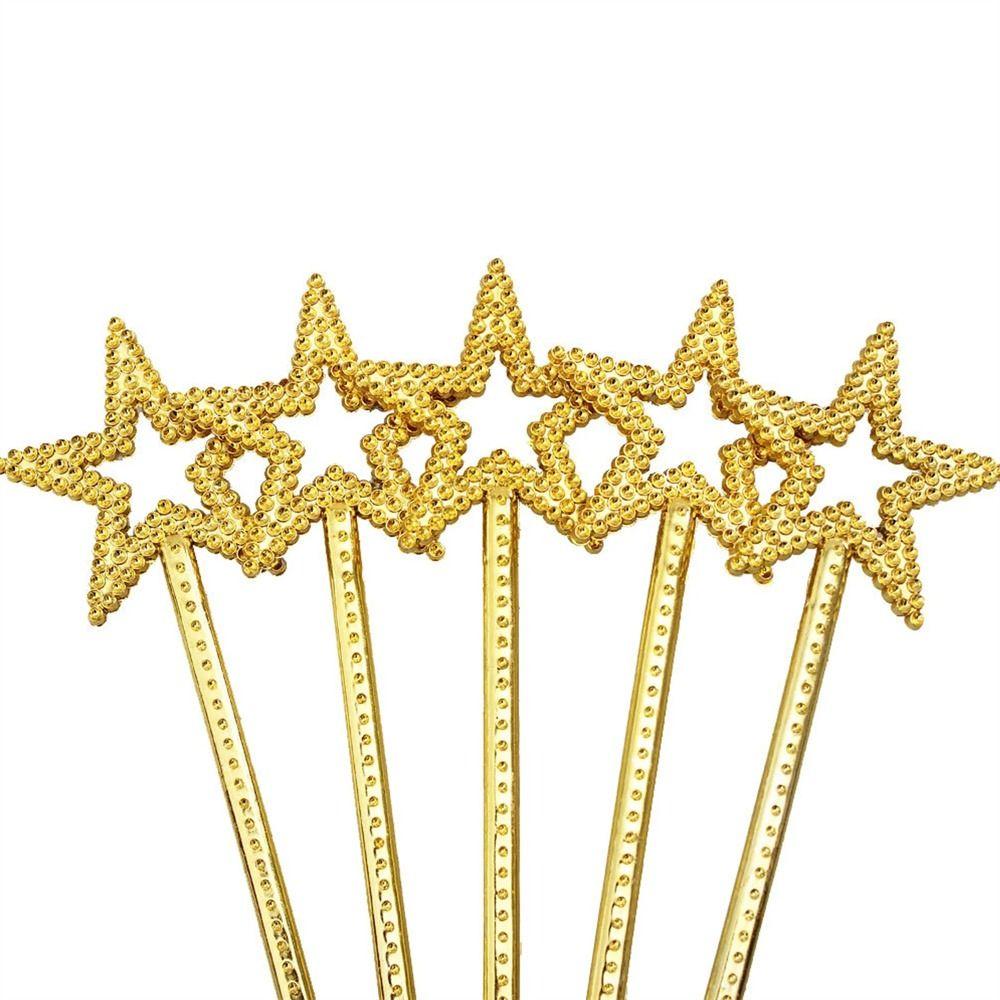 Role-playing Fairy Wand Five Pointed Star Star Wand Cosplay Props Princess Sticks  Girls Costume