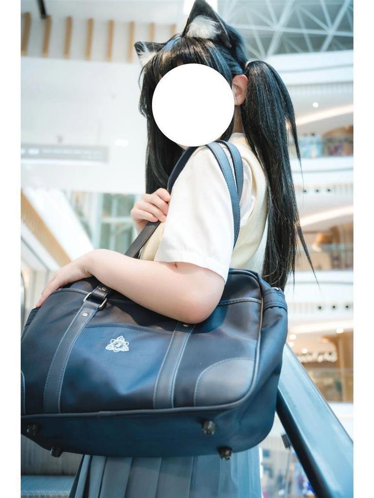 Azusa Nakano Mio Cosplay JK Uniform Set: Campus Style Knit Dress & Skirt