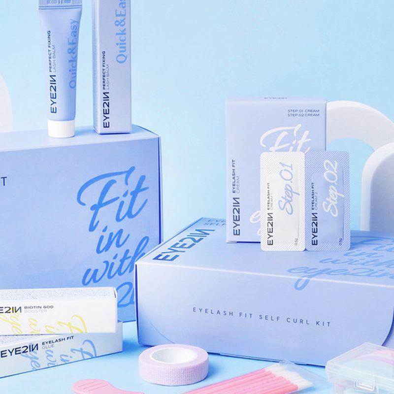 EYE2IN Selbst-Wimpern-Kit Ohne Kleber Dauerwelle Wimpernwachs Materialien