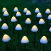 Solar Powered LED Mushroom String Lights for Outdoor Garden Patio Terra Path Fairy Landscape Lighting