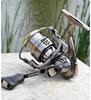 All-Metal Spinning Reel with Slanted Line Cup for Long-Cast Smooth Lure, Sea, and Rock Fishing.