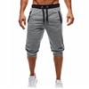 Summer Men's Beach Pants Casual Shorts Capri Sweatpants