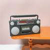 1 Classic Radio Doll House Mini Simulation Model Miniature Model Mini Simulation Retro Recorder Mini Model Gift