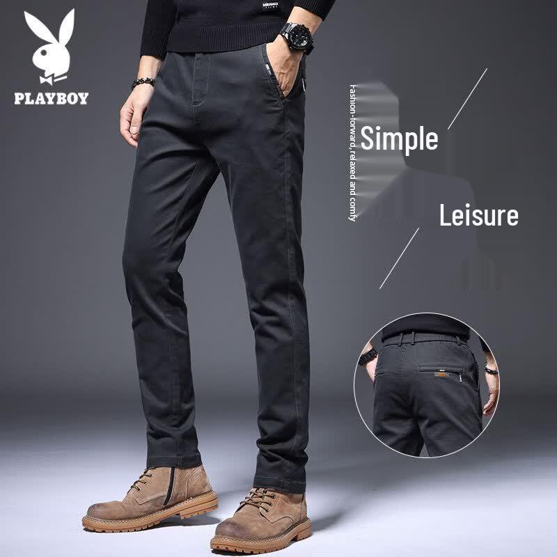 PLAYBOY Men s Tencel Lyocell Classic Pants 28