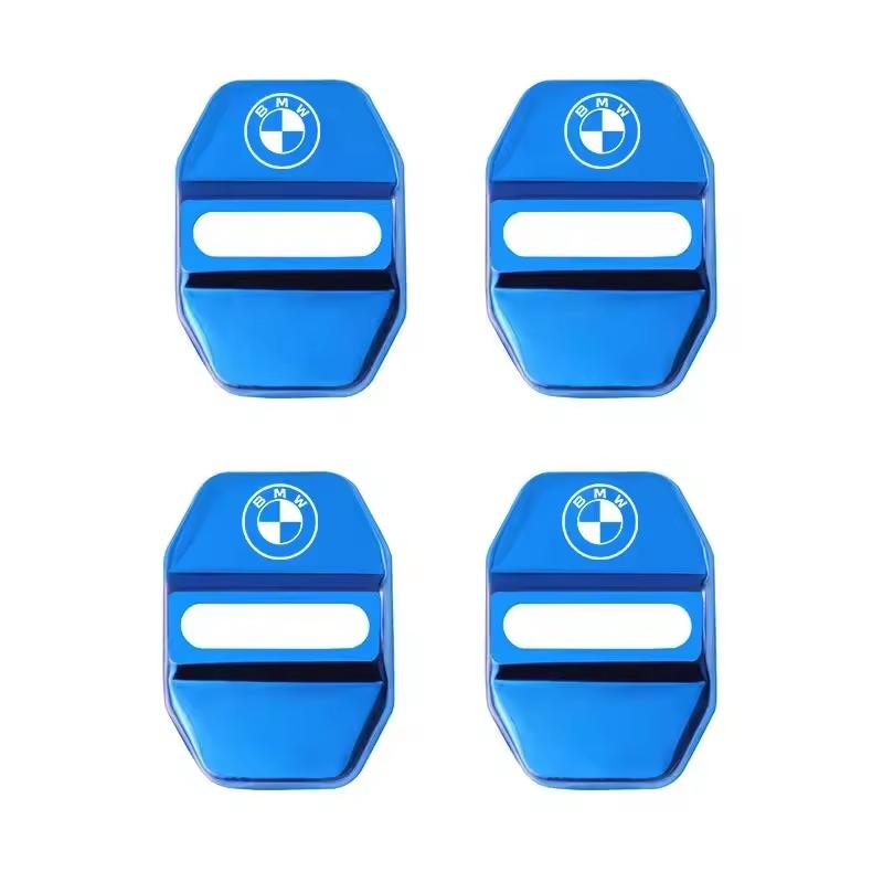 4pcs Car Styling Door Lock Protection Cover Stainless Steel Accessories For BMW M Performance E46 E90 E60 F20 X1 F10 X3 pendant PK2