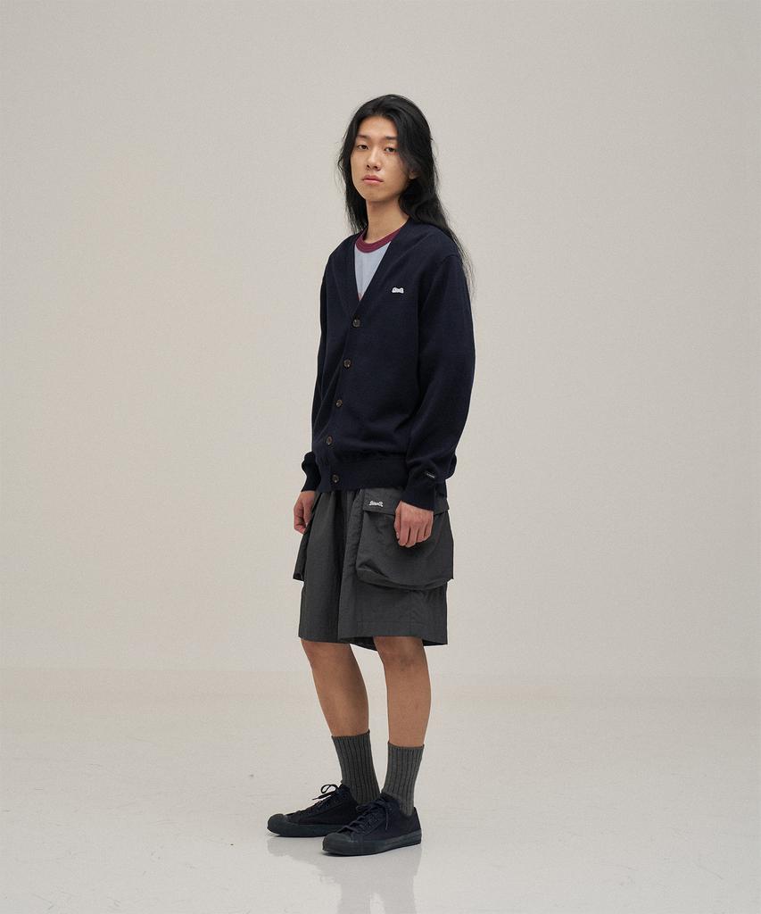 Le Tigre Classic V-Neck Cardigan (Navy)