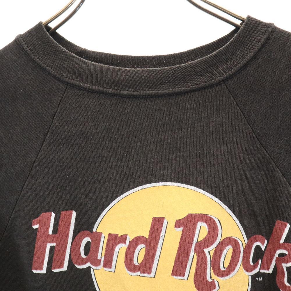 Signal 90s Made In USA Old Hard Rock Cafe Long Sleeve Sweat Trainer S Men's Used