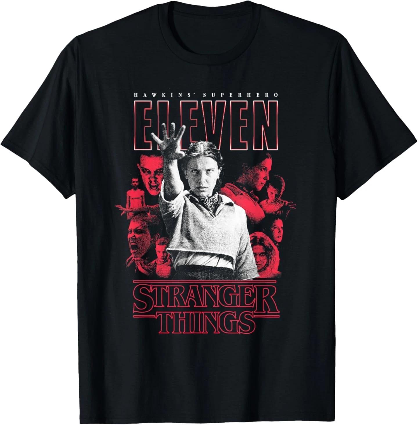 Stranger Things Season 5 Hawkins  Superhero Eleven Showcase T-Shirt M