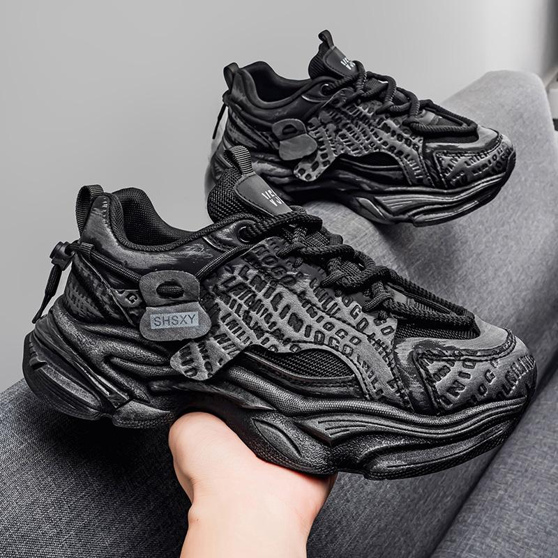 Taglia grande 39-46 scarpe da papà hot celebrità di internet, scarpe casual alla moda, scarpe sportive basse