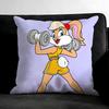 L-Lola Bunnyy Cartoon Cushion Cover Pillowcase Ultra Soft Skin Friendly Fabric Cloud Like Comfort & Concealed Zipper