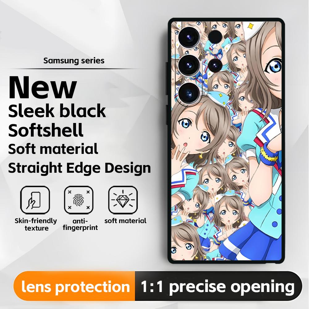 Love Live! School Idol Project  Phone Case For Samsung Galaxy S25 S24 S23 S22 S21 S20 Plus Ultra Note20 Soft Black