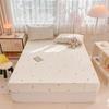 2026 Fresh Style All-Cotton Fitted Sheet: Pure Cotton, Fully Enclosed Mattress Protector for Dormitory Single Bed