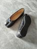 888 sub-toe shoes women's niche haze blue pleated flat-soled ballet shoes shallow mouth one pedal single shoes women