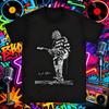Cotton Kurt Cobain Guitar T-shirt Fun Casual Pure Cotton Printed Streetwear