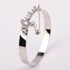 Bracelet&Bangle Europe American Style Jewelry Gift 2023 New Women's Metal Bracelet Charms Bracelets Gold Silver Color