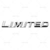 3D Metal LIMITED Letters Rear Trunk Emblem Sticker Car Side Fender Badge Decals For Toyota Highlander Accessories