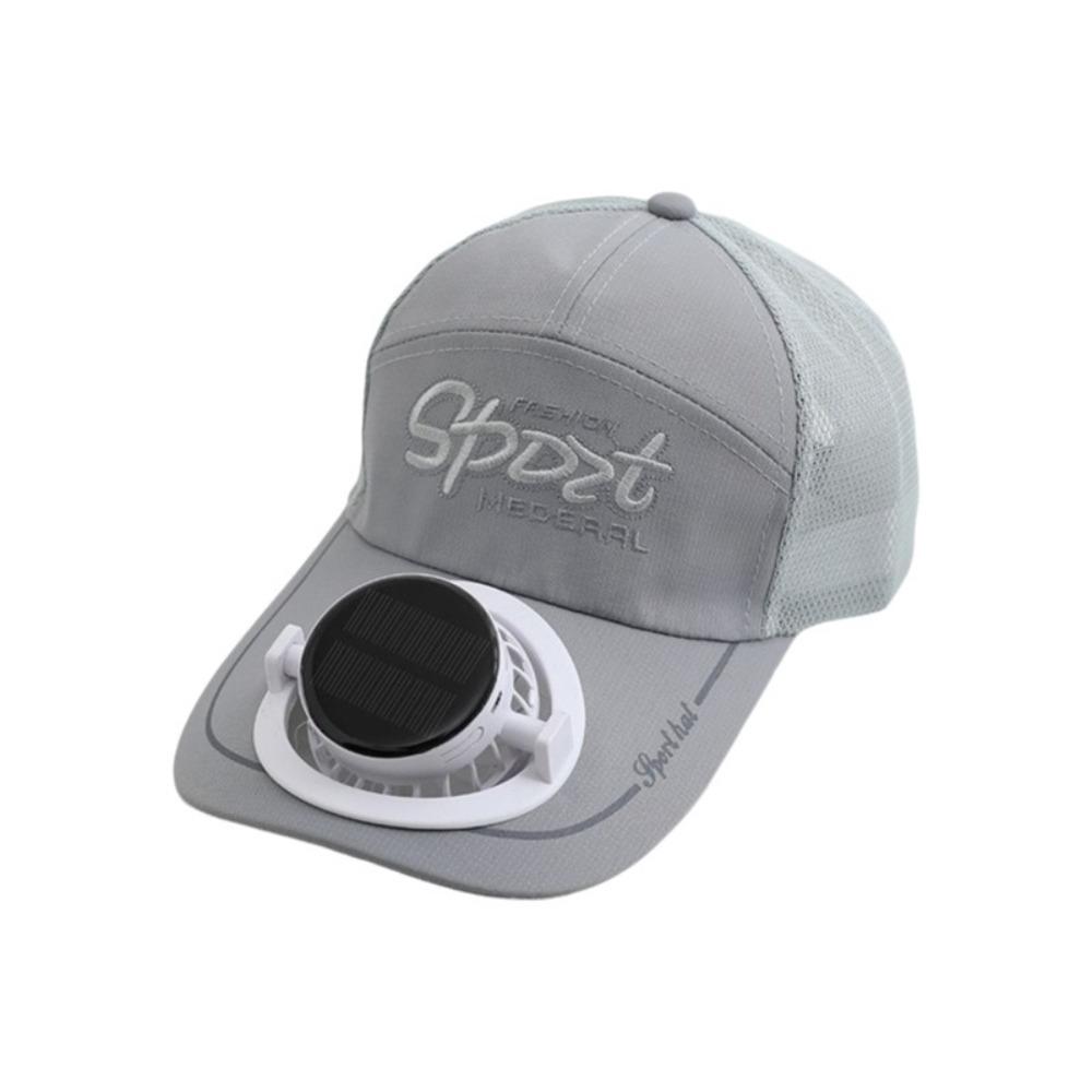 YIRAN Dayang hat Baseballpet Polyester Zonne-Oplaadbare Ventilator Hoed Zonbescherming Eendensnavel Usb Oplaadbare Ventilator Hoed Zonbescherming Hoed Volwassenen Dragen