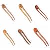 Handmade Wooden Hair Sticks U Shaped Wood Hairpins and Clips Delicate Hair Forks  Girls
