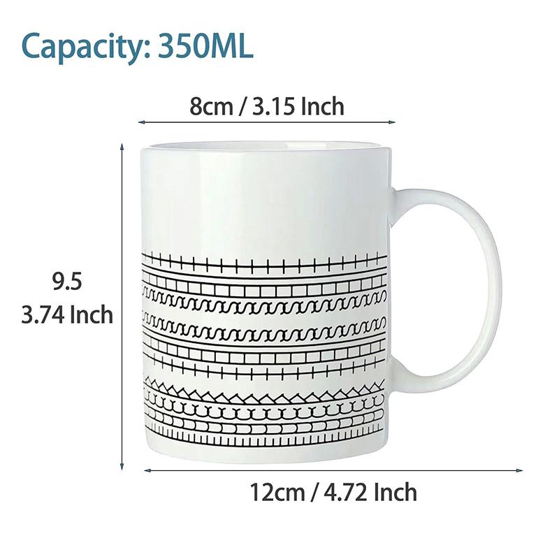 Lustige Kaffeetassen Versteckte Botschaft Keramiktasse für Kaffee Milchbecher Haushalt Büro Wasserbecher Geschenk für Freunde Familie