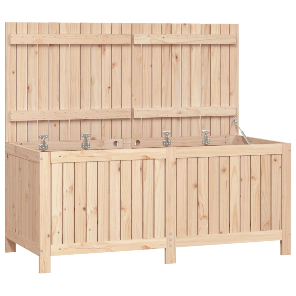Vidaxl Skrzynia Ogrodowa, 147X68X64 Cm, Lite Drewno Sosnowe