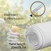 20M Gardening Cable Ties Plant Green Flexible Garden Support Wire Cable Tie Reusable Rubber Coated Steel Wire