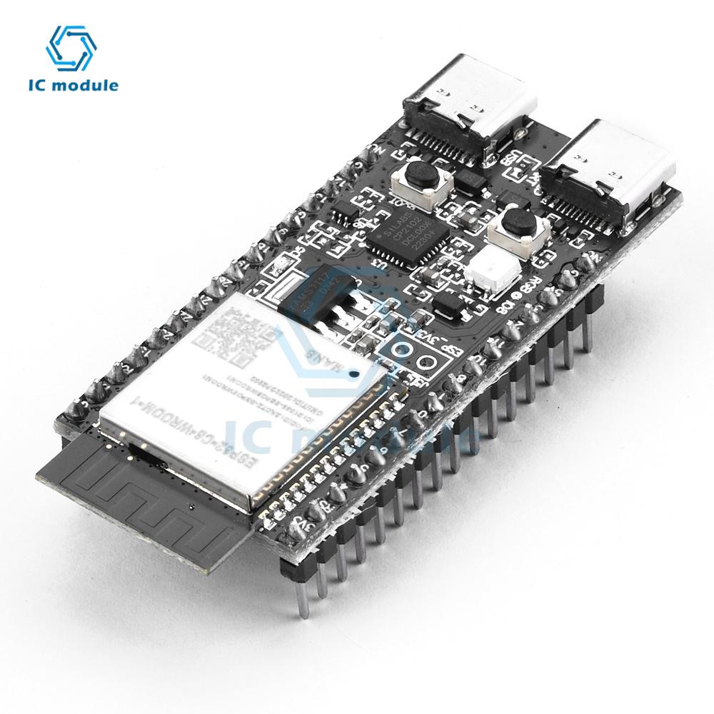ESP32-C6-DevKitC-1 WiFi Bluetooth Development Board Core Board CP2102 Onboard ESP32-C6-DevKitC-1-N8 Module TYPE-C Interface
