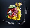 Idea Japan Cartoon Pirate Animals Building Block Den Den Mushis Brick Construction Model Playsets Snail Toys For Children Gifts