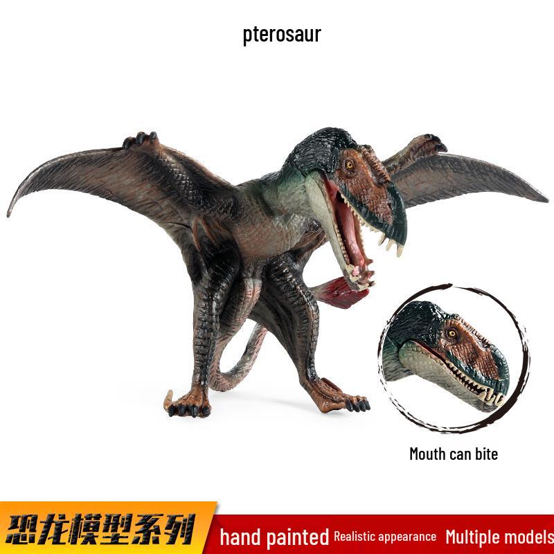 Dinosaur Model Figurines: Kids' Jurassic Animal Ornaments - Pterodactyl & Ancient Pterosaur