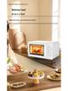 20L Classic Microwave Oven with Double Knob, Turntable, and Easy-Clean Golden Cavity - Model MX80-L.