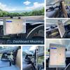 Xnyocn Tablet Car Holder Stand For iPad Air 1 2 Mini 2 3 4 Pro 9.7 10.5 Universal Windshield Mount For 7 To 11 Inch Samsung Tab