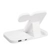 4 In 1 Wireless Charging Station Fit for IWatch Foldable 15W Charger Station for Phone Headphone