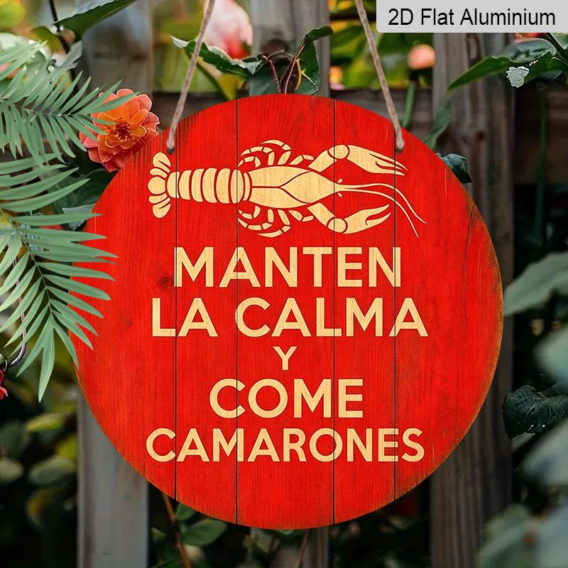 

2D Flat Aluminum Vintage Signage Wall Decoration, Available in Various Sizes, French Style, Perfect As A Holiday Gift. Suitable for Living Rooms 20*20cm