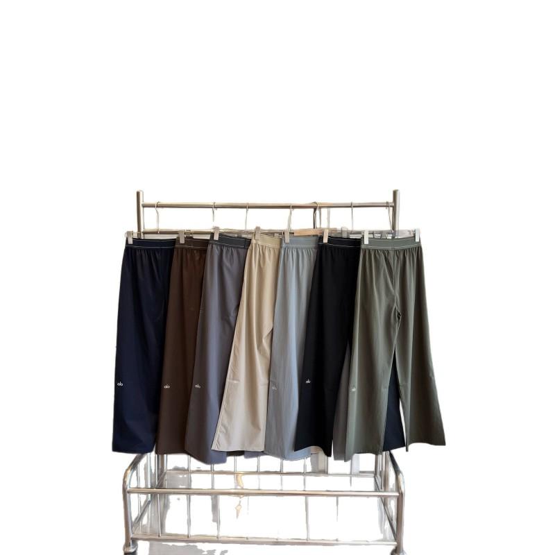 Pantaloni Larghi Ricamati ALO da Donna Casual per Sport all'Aperto Traspiranti