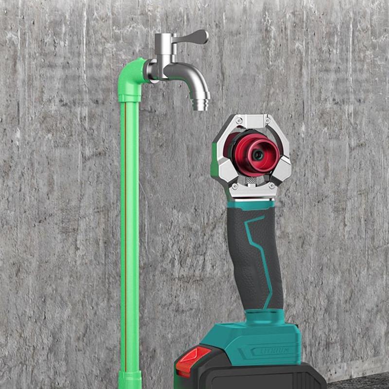 Electric  PPR / PB / PE Water Pipe Melter Rechargeable Plastic Welding Tools With Heads Cordless Hot Melt Machine