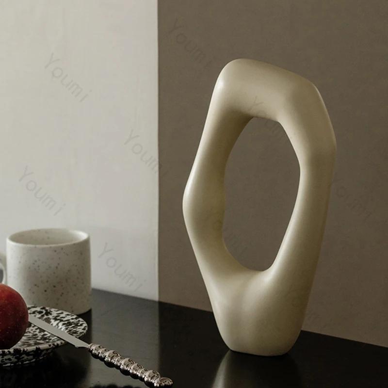 Retro Irregular Art Hollow Out Resin Embellishments Nordic Homestay Home Decoration Accessories Desktop Artwork Accessories