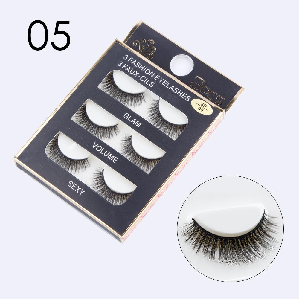 

Накладные ресницы 3пары 05