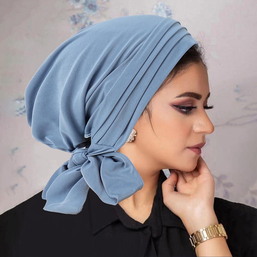 Kopfschal Mütze Aus Atmungsaktivem Polyesterstoff Für Lässige Damen Sommer- Und Winterkleidung