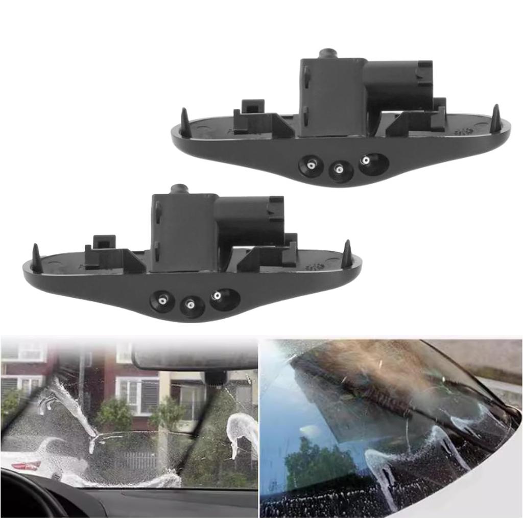 Car Windshield Washer Nozzle with Enhances Sprays Coverage Weather Resistant ABS Construction Replaces 4GD955987 for Car