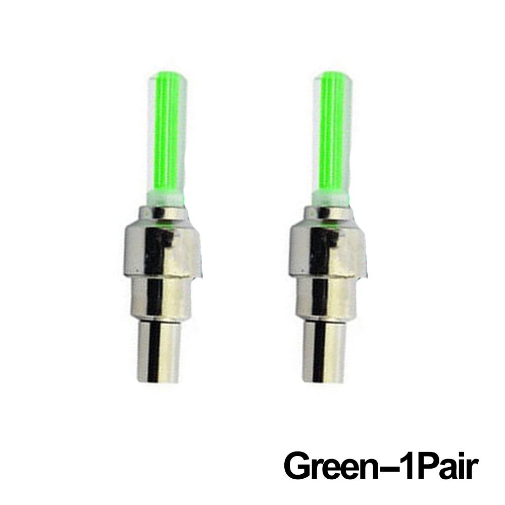 Bicycle Tire Valve Light Bike Wheel Spoke Flashlight Night Cycling Safety Luminous Tyre Valve Caps Car Motorcycles Accessories